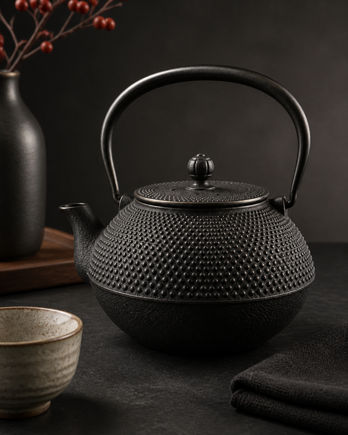 Nambu cast iron teapot